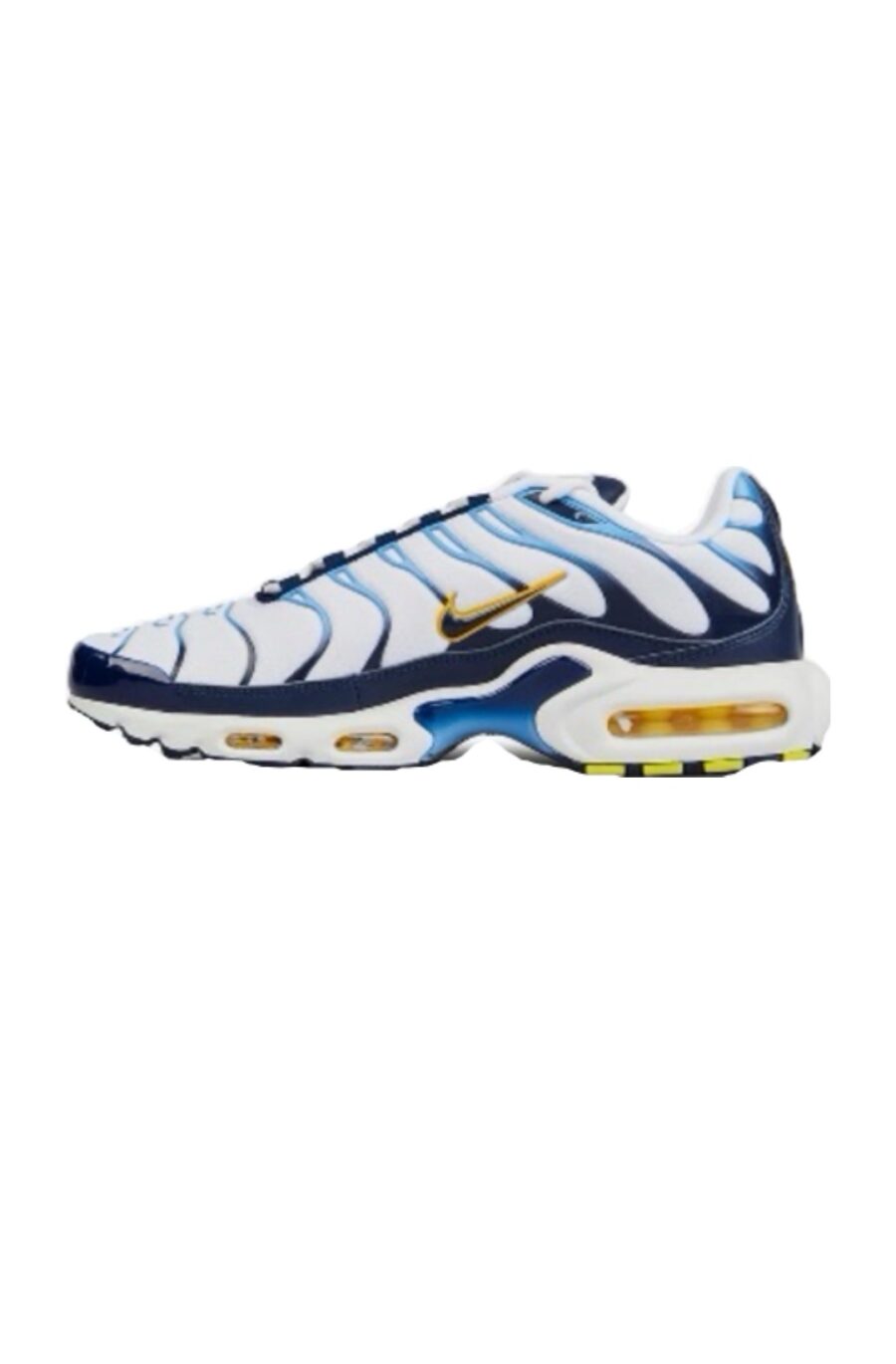 Nike Air Max Plus White Navy Gold